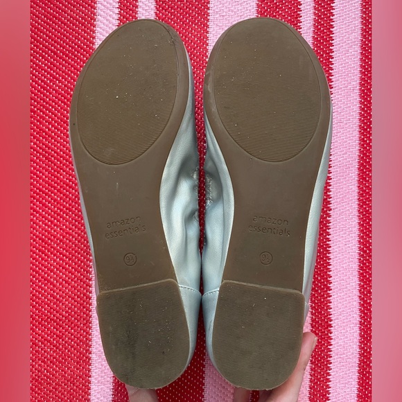 Silver Ballet Flats - Picture 5 of 6